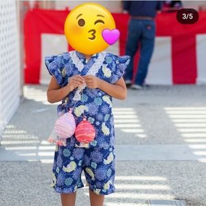 Disney Frozen girl's Japanese kimono / yukata / jinbei